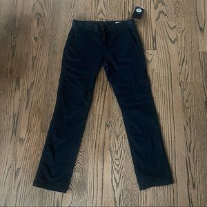 NWT Men’s Volcom Slim Chino Work Pants in Black